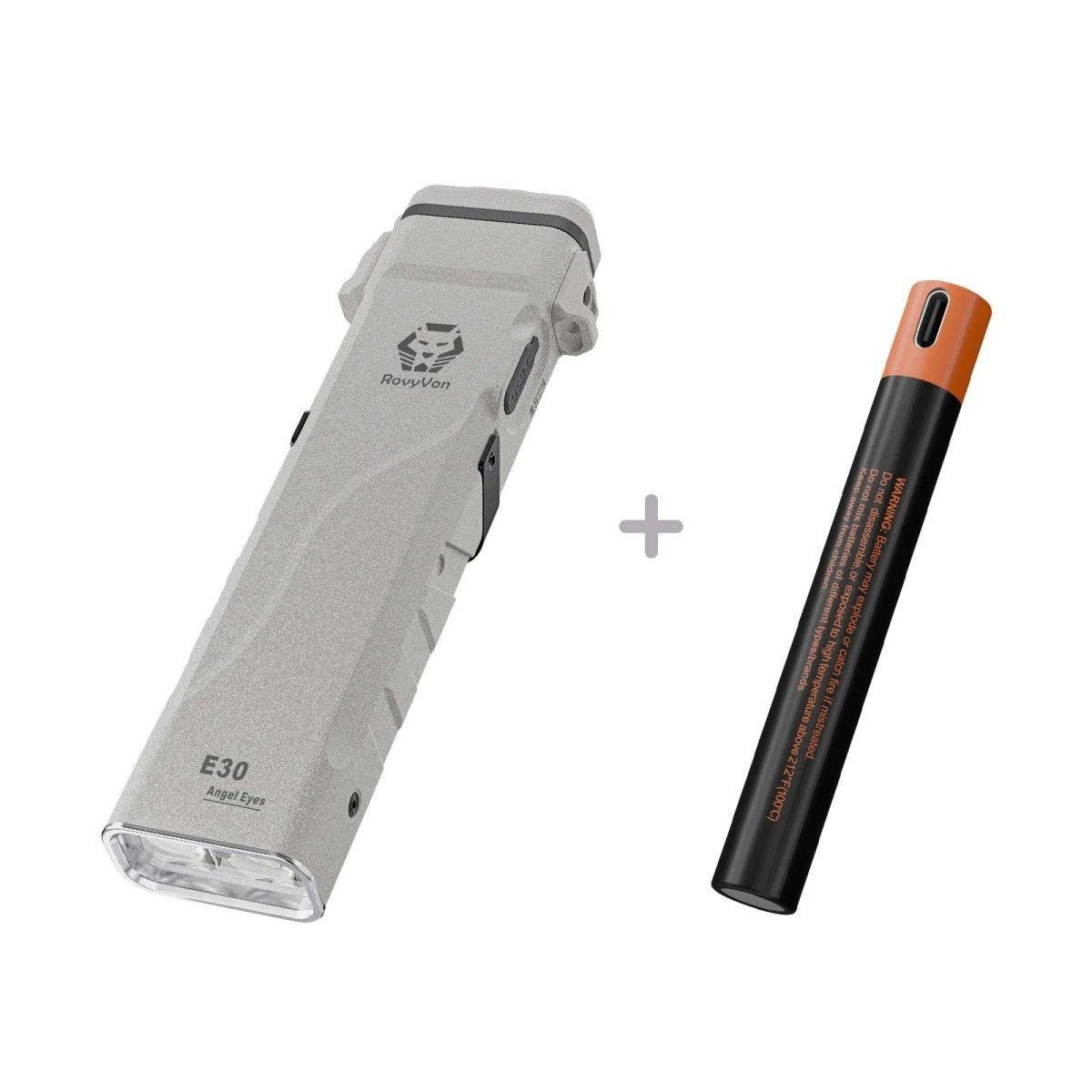 RovyVon Angel Eyes E30 Sleek Flat EDC Tactical Flashlight