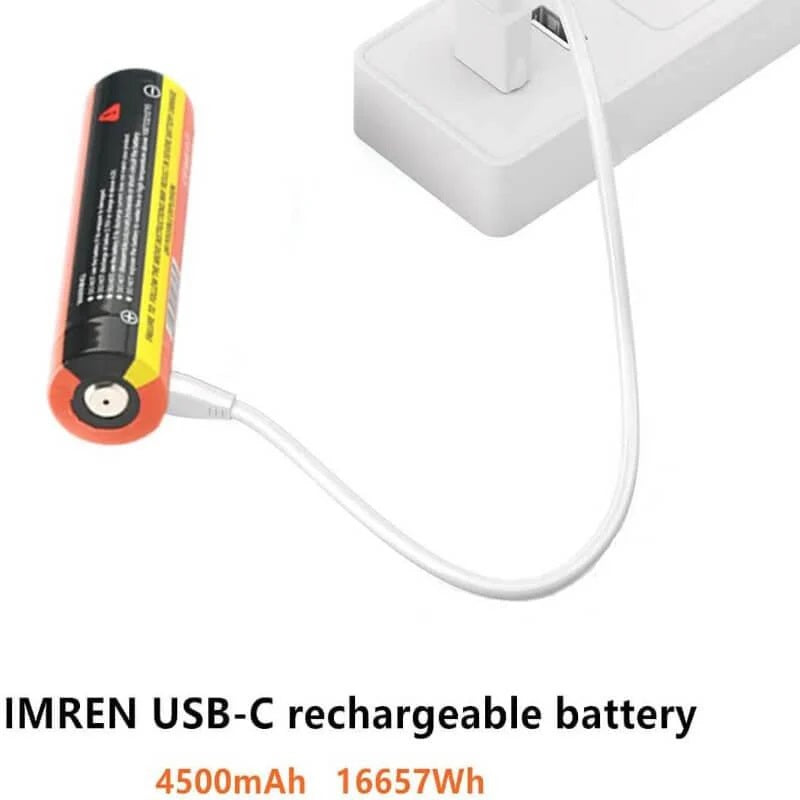 IMREN 77C 21700 4500mAh Type-C Lithium Battery