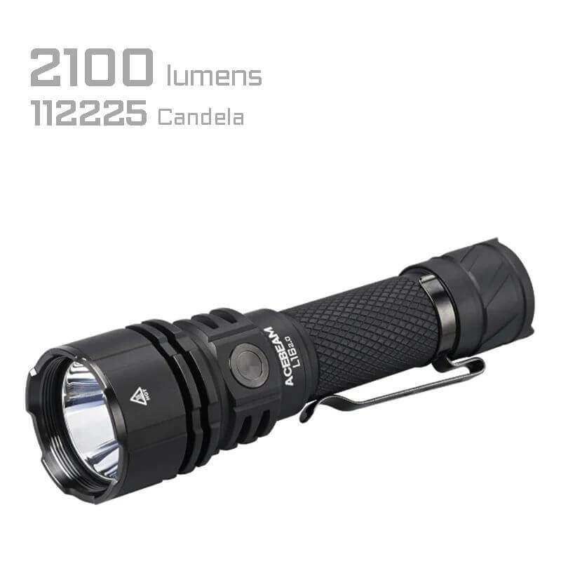 Acebeam L16 2.0 2100 Lumens Tactical Flashlight