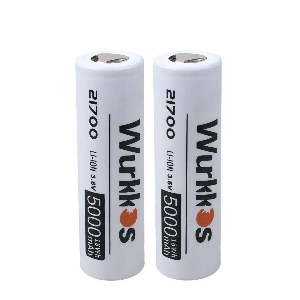 21700 Rechargeable Battery 5000mAh 3C 15A 2pc/box