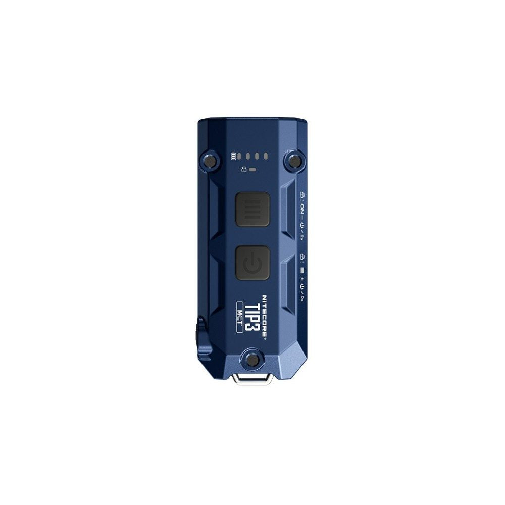 Nitecore TIP3 Multiple Color Temperatures Metallic Keychain Flashlight