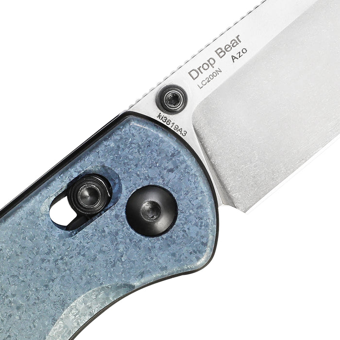 Kizer Azo Drop Bear LC200N Blade Stonewashed Folding Knife