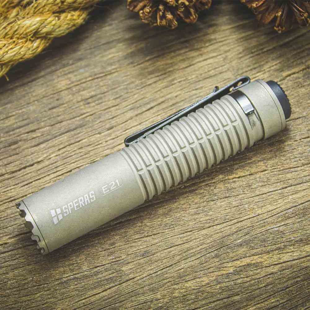 Speras E21 2000LM EDC Tactical 2-in-1 Rechargeable Flashlights