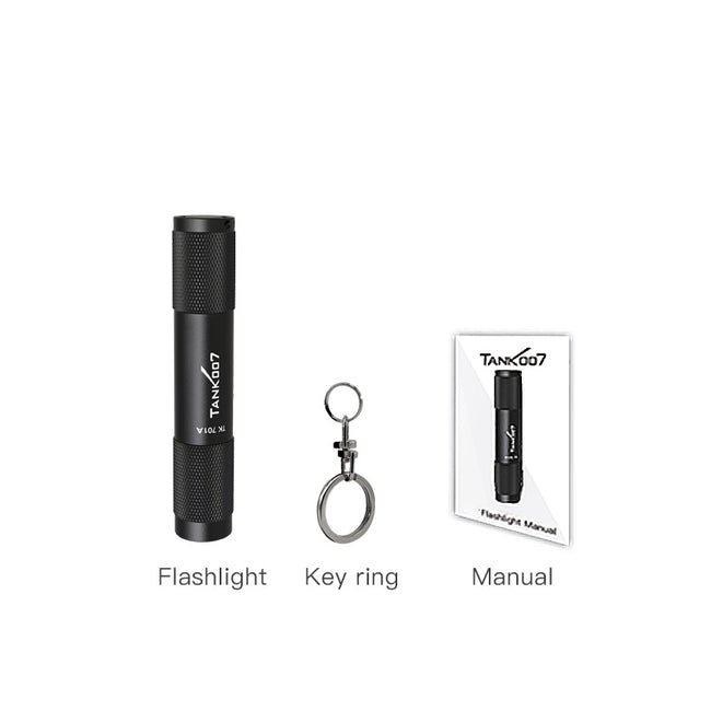 Tank007 TK701A Portable Mini Flashlight Keychain Flashlight