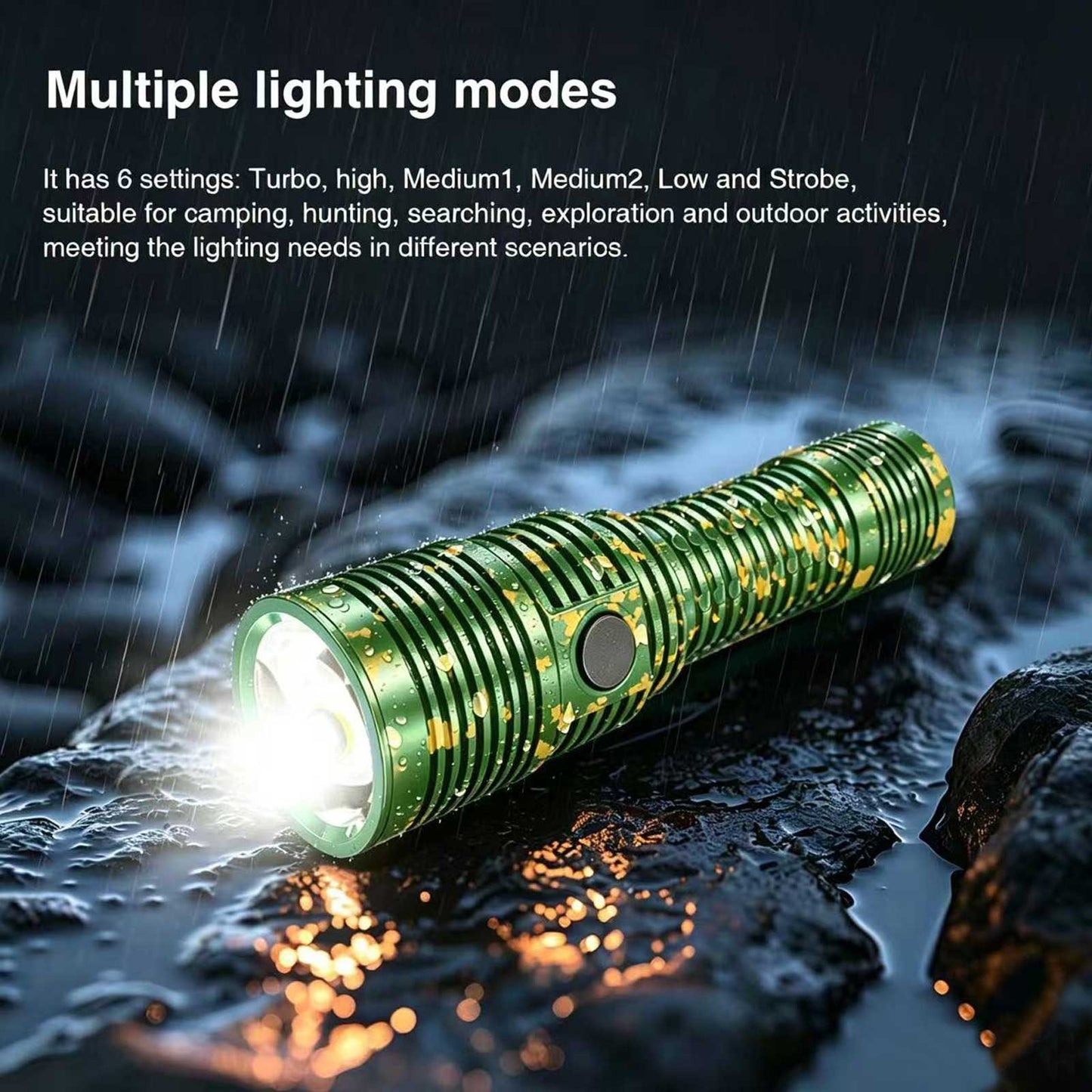 Flgedc MR01 2000lm Rechargeable High Performance Flashlight