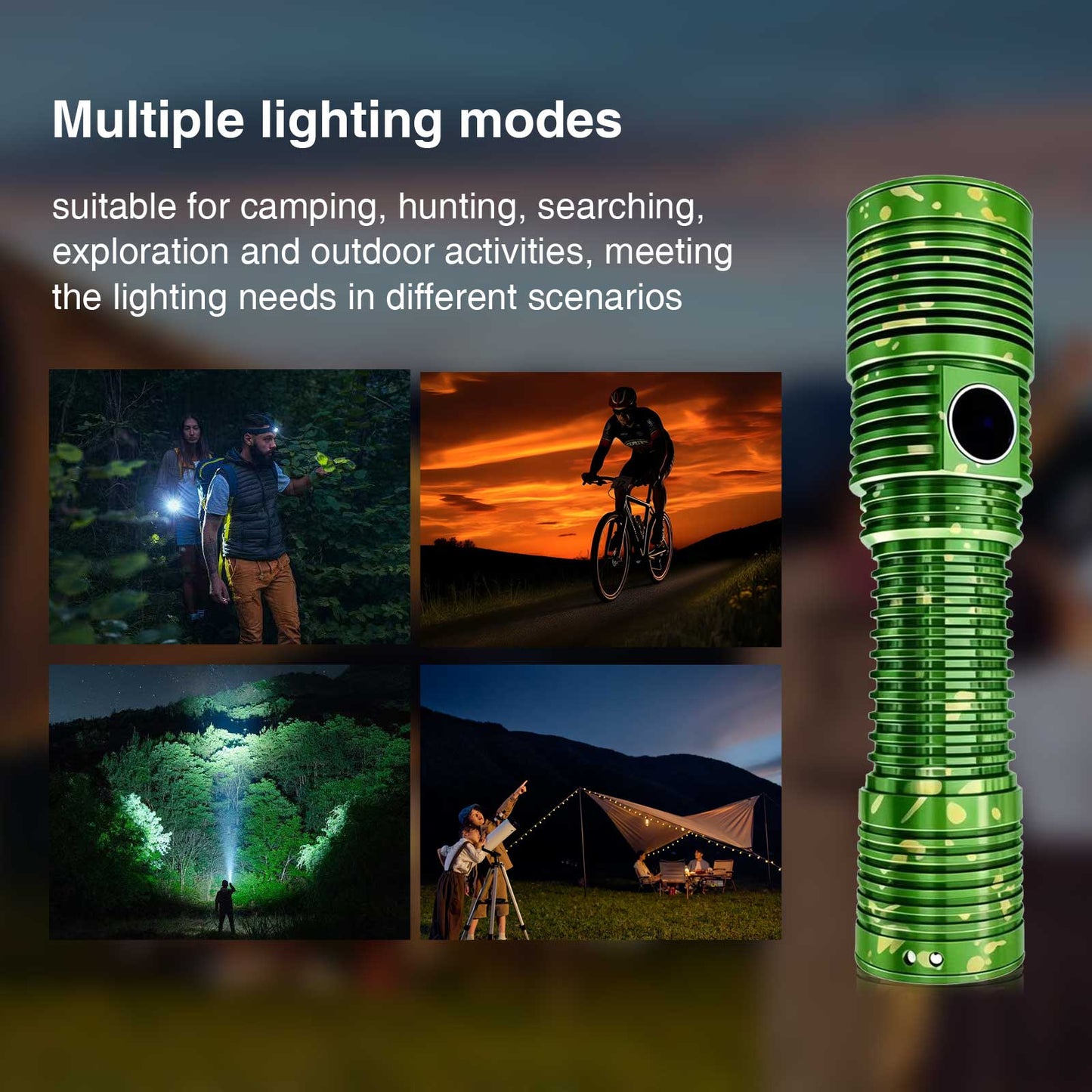 Flgedc MR01 2000lm Rechargeable High Performance Flashlight