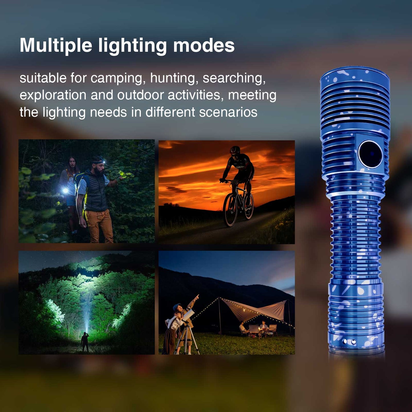 Flgedc Mr01 2000lm Rechargeable High Performance Flashlight