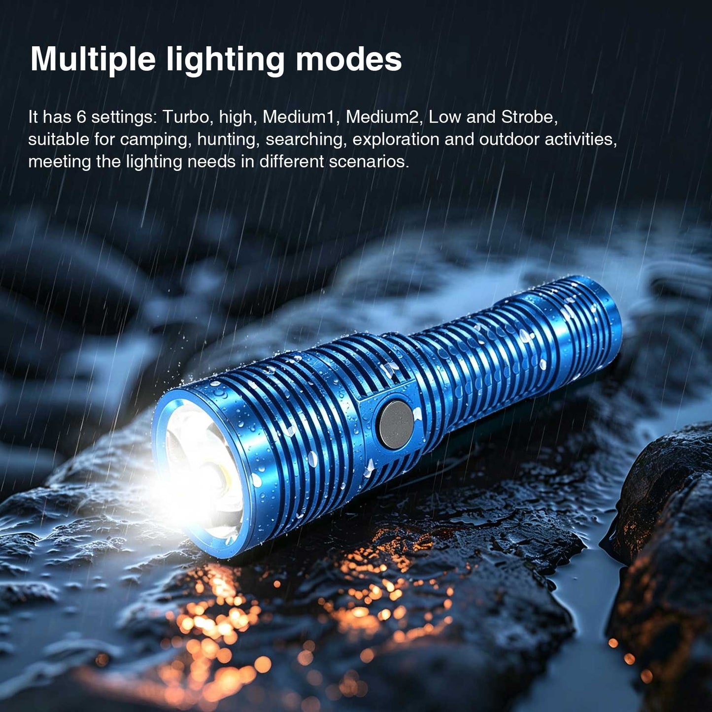 Flgedc Mr01 2000lm Rechargeable High Performance Flashlight