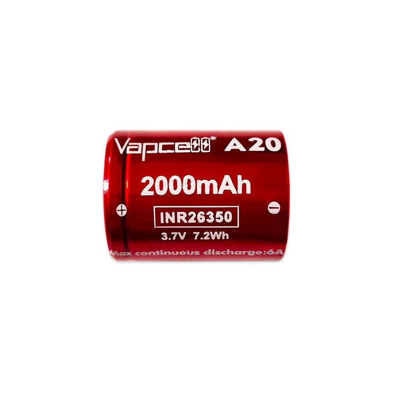 Vapcell A20 2000mah 6A 26350 li ion battery