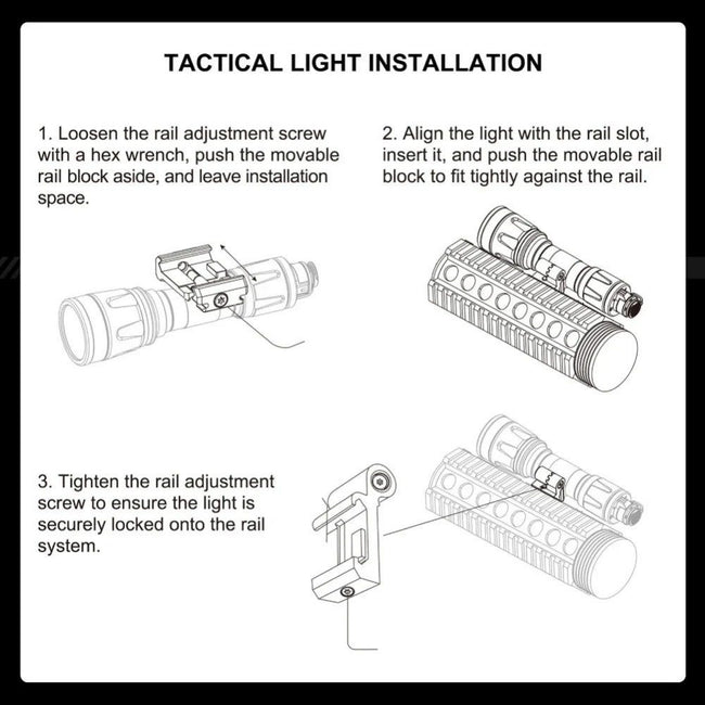 Nextorch WL52IR Dual-Light Tactical Flashlight