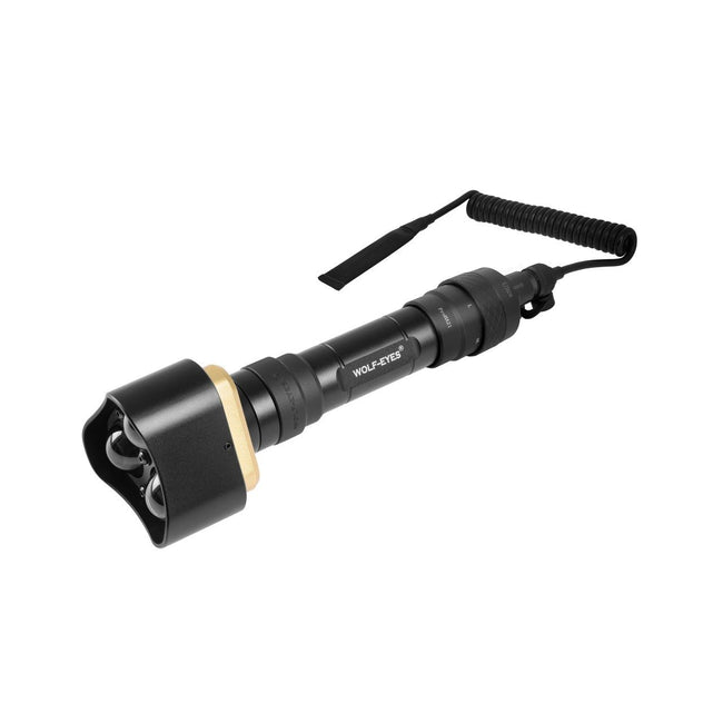 Wolf eyes  WOL White 3-White-LED Super Power Presettable Zoomable Flashlight