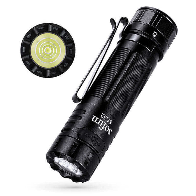 Sofirn SC32 Mini Rechargeable Tactical Flashlight