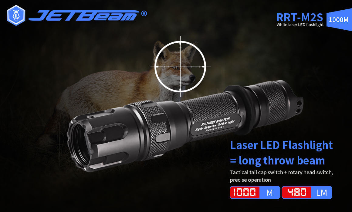 Jetbeam RRT-M2S Laser LEP Flashlight – flashlightgo