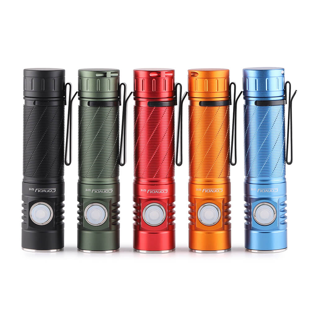 Convoy Convoy S21E SST40 SFT40 519A LED Flashlight Linterna Type-C Rechargeable 21700 Battery LED Torch Flash Light High Power Camping Lamp Tactical L