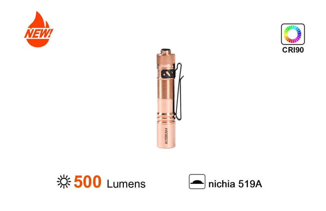 Acebeam Pokelit AA CU 500 Lumens EDC Flashlight