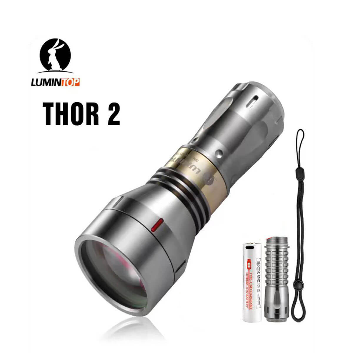 Lumintop THOR II Titanium Pocket LEP Flashlight