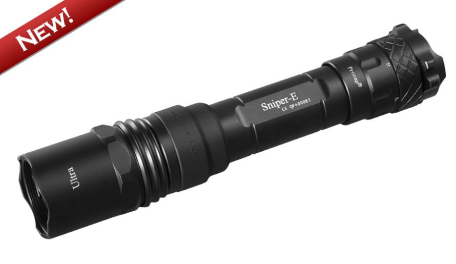 Wolf-Eyes Sniper-E USB Rechargeable Patrol Flashlight