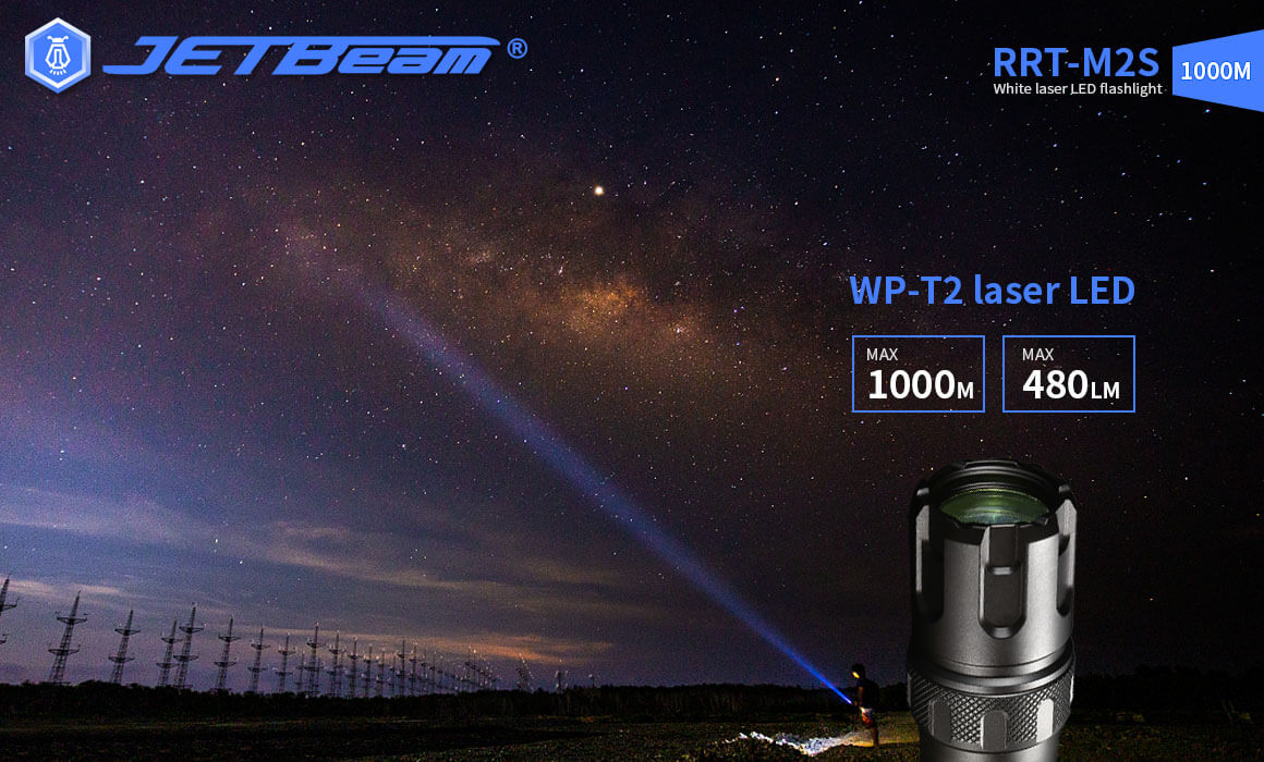 Jetbeam RRT-M2S Laser LEP Flashlight – flashlightgo