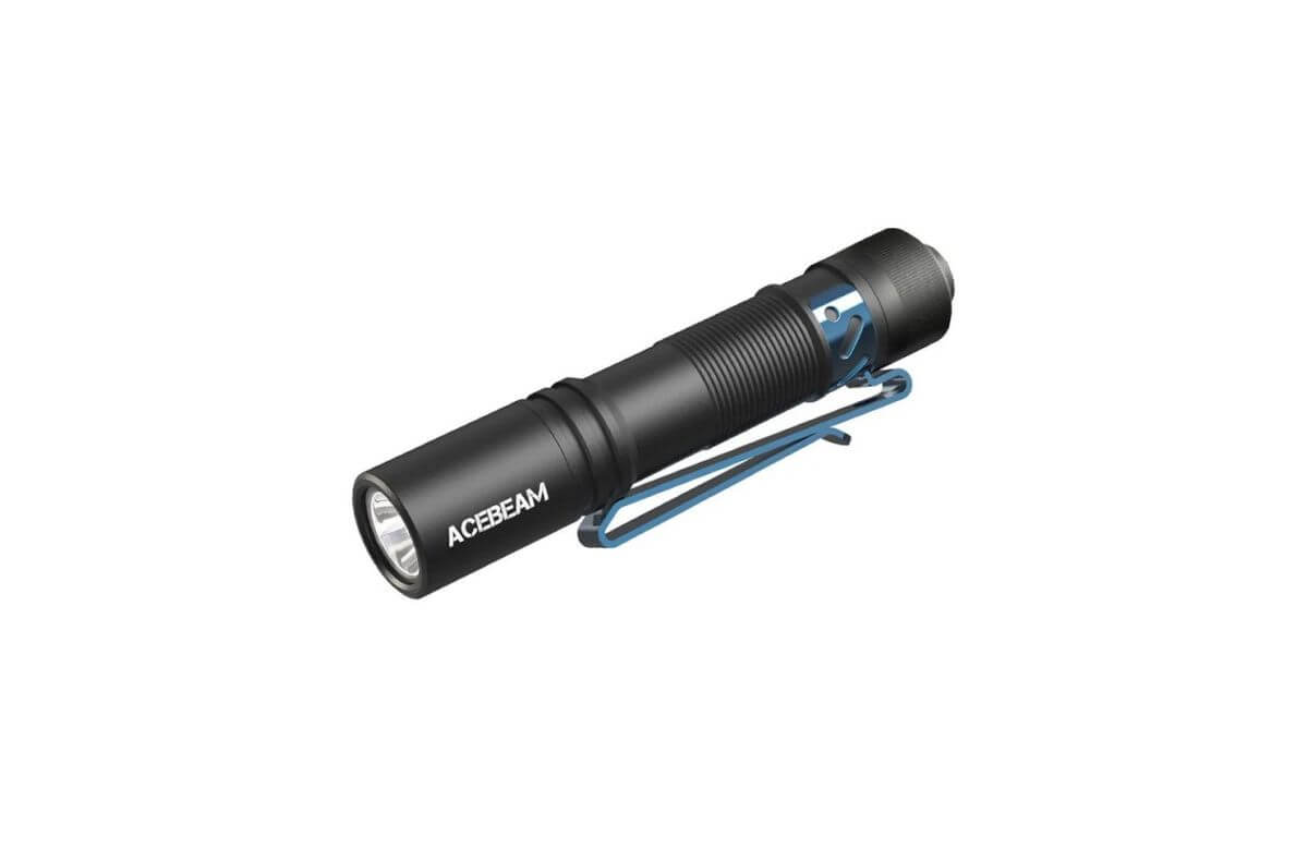 ACEBEAM Pokelit AA ブランズ青錆カスタム Acebeam Pokelit AA Titanium Flashlight Review - ZeroAir Reviews