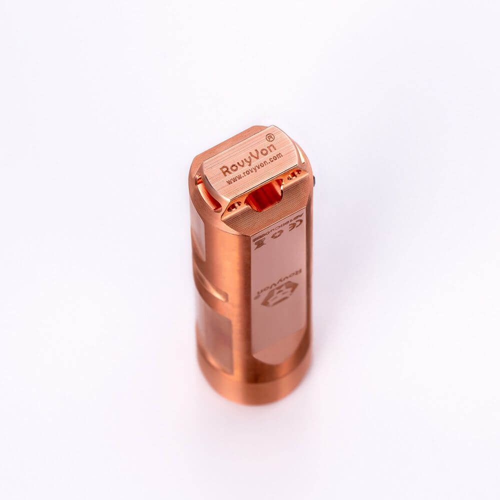 RovyVon Aurora A9 Copper LED Keychain Flashlight