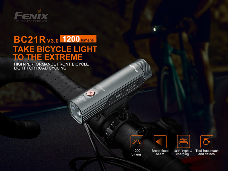 Fenix Bc21r V3.0 High-performance Front Bicycle Light
