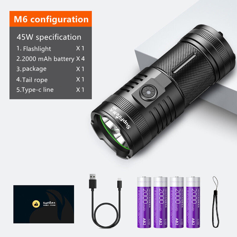 SUPERFIRE M6/M6-S Ultra Bright Flashlight