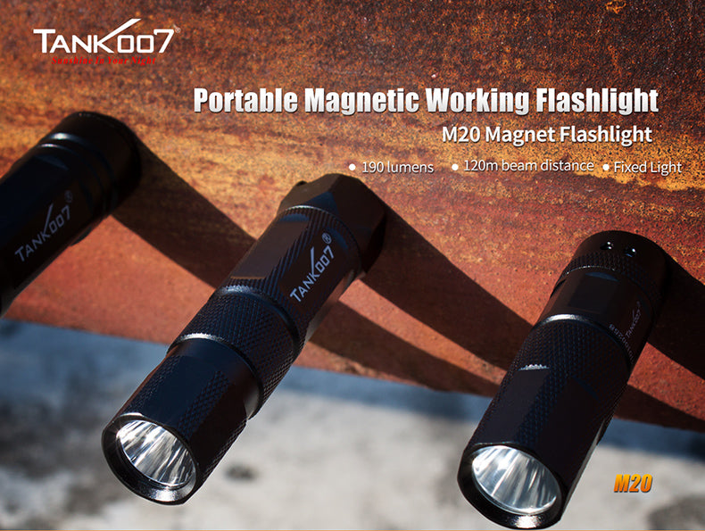 TANK007 M20 Pocket EDC Magnetic Flashlight