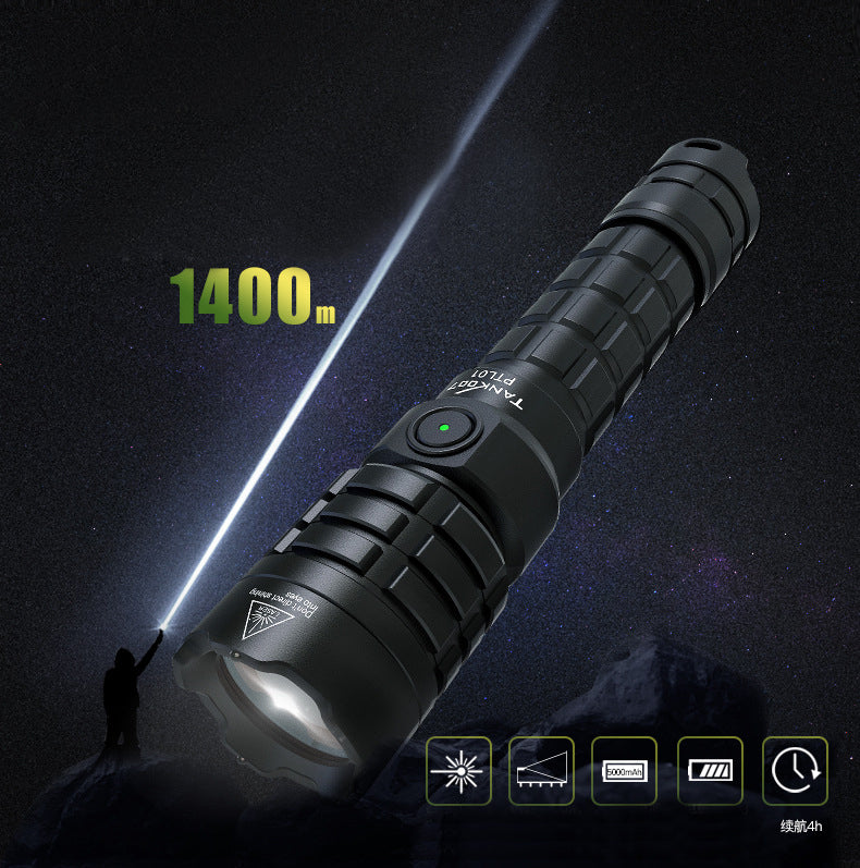 TANK007 PTL01 High-power White Laser Tactical Flashlight