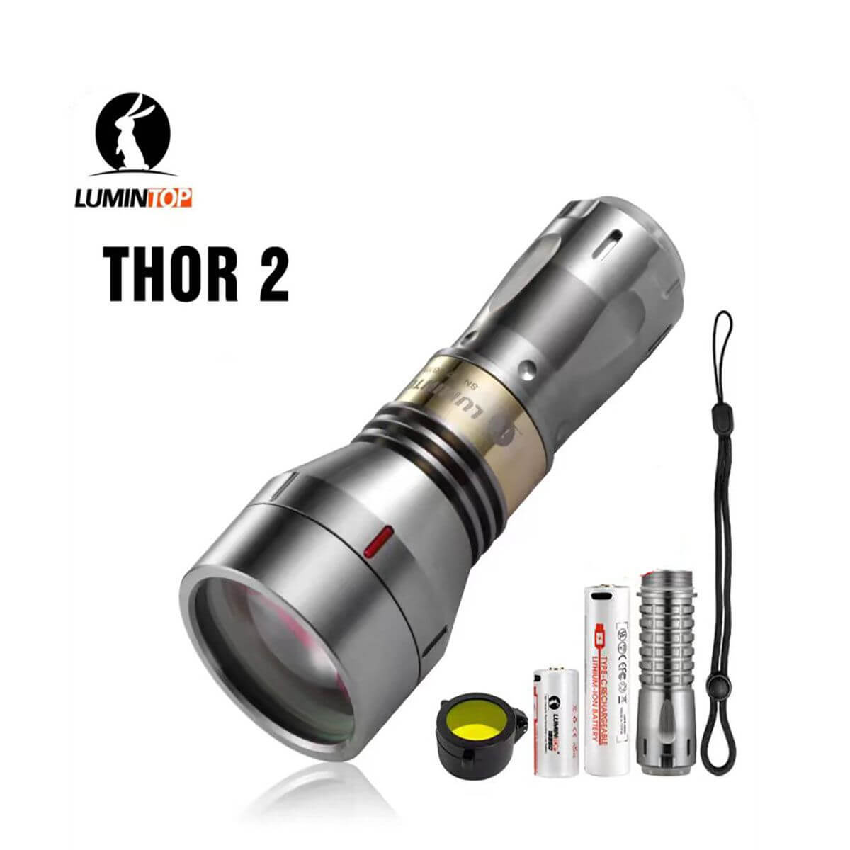 Lumintop THOR II Titanium Pocket LEP Flashlight