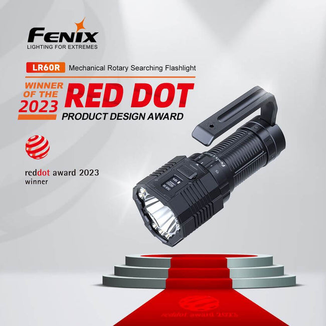 Fenix LR60R 21000 lumens Mechanical Rotary Searching Flashlight