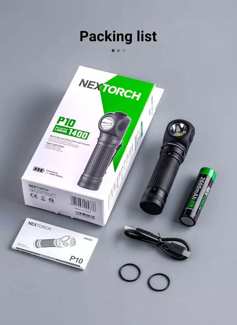 Nextorch P10 Multi-usage Right Angle Flashlight – flashlightgo