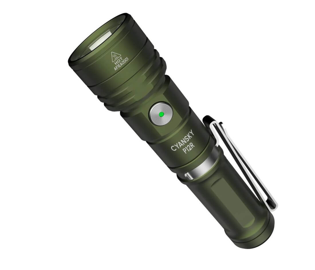 Cyansky P12R Multifunctional Rechargeable EDC Flashlight