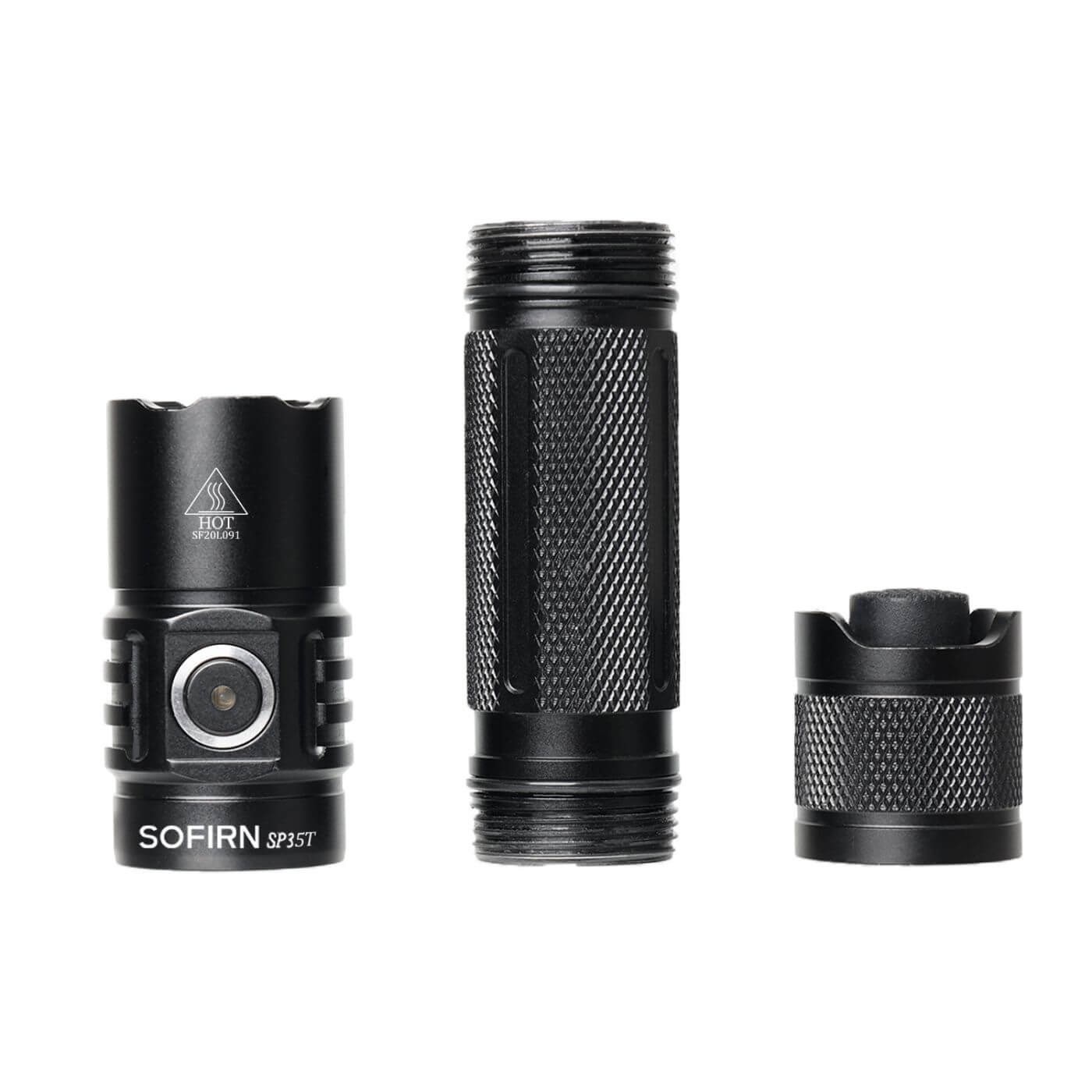 Sofirn SP35T USB C Rechargeable Tactical Flashlight
