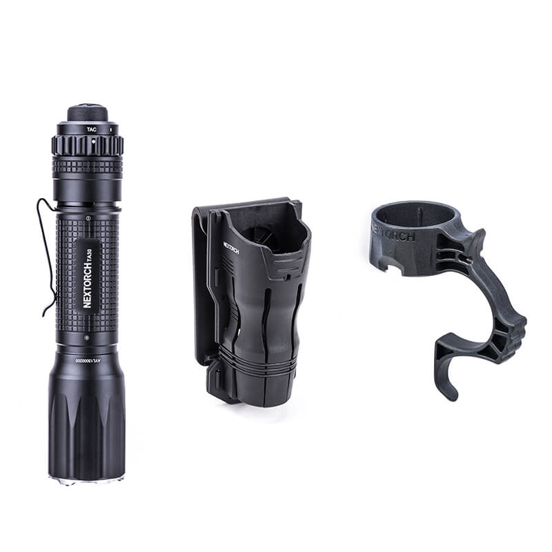Nextorch TA30C MAX 3000 Lumens One-step Strobe Tactical Flashlight –  flashlightgo